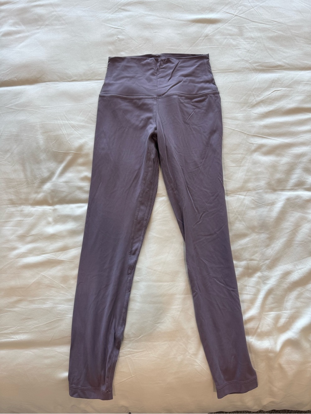 Lululemon Align High-Rise Ribbed 25" Leggings Dusty Purple Sz 4